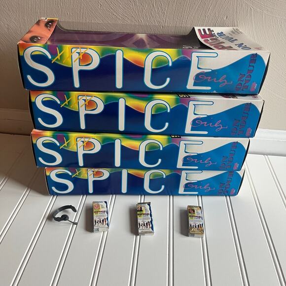Spice Girls On Tour Mini Dolls & Empty Boxes Galoob 1998 Vintage - Picture 11 of 16